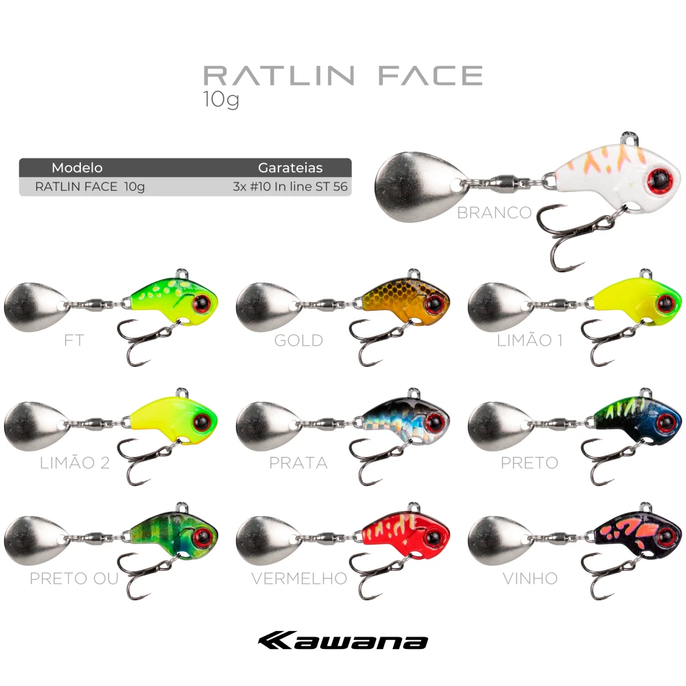 isca KW RATLIN Face 10g - Varejo U$ 1,17