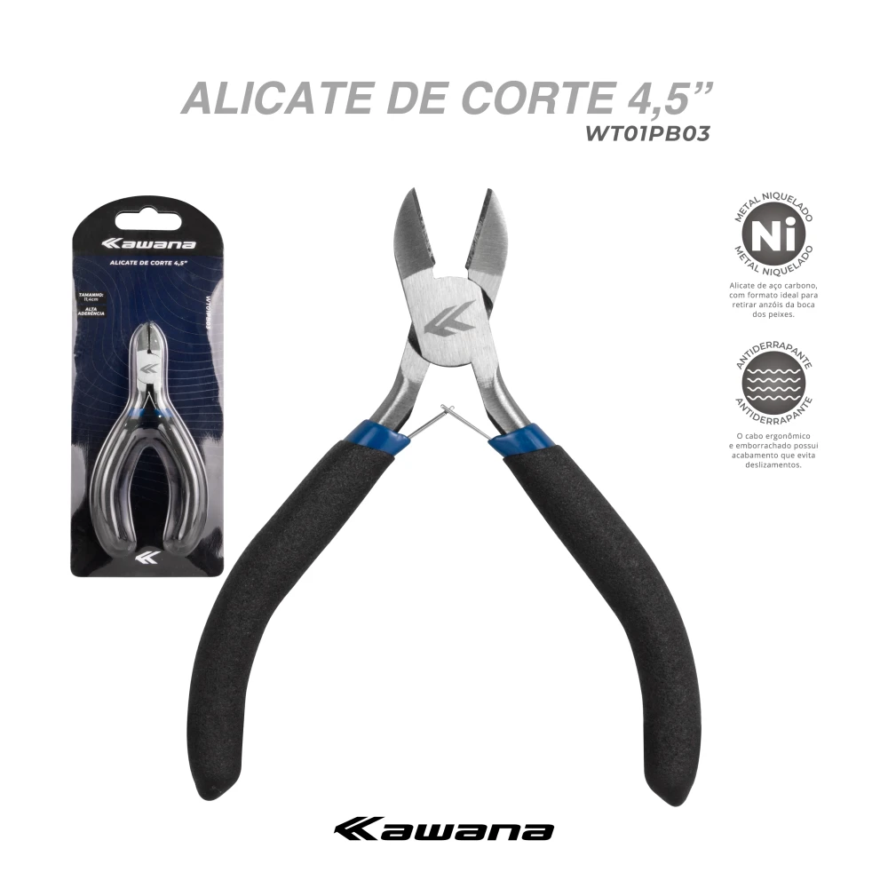 Alicate Corte - #WT01PB03" - 11,40cm 4.5"