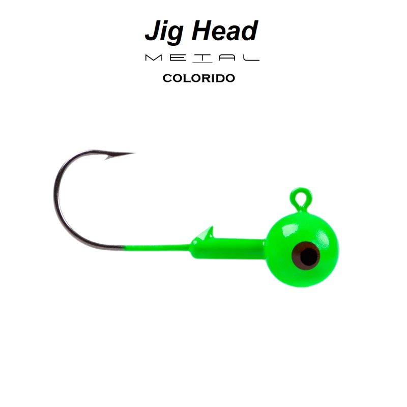 Jig Head METAL Colorido c/ 6pç