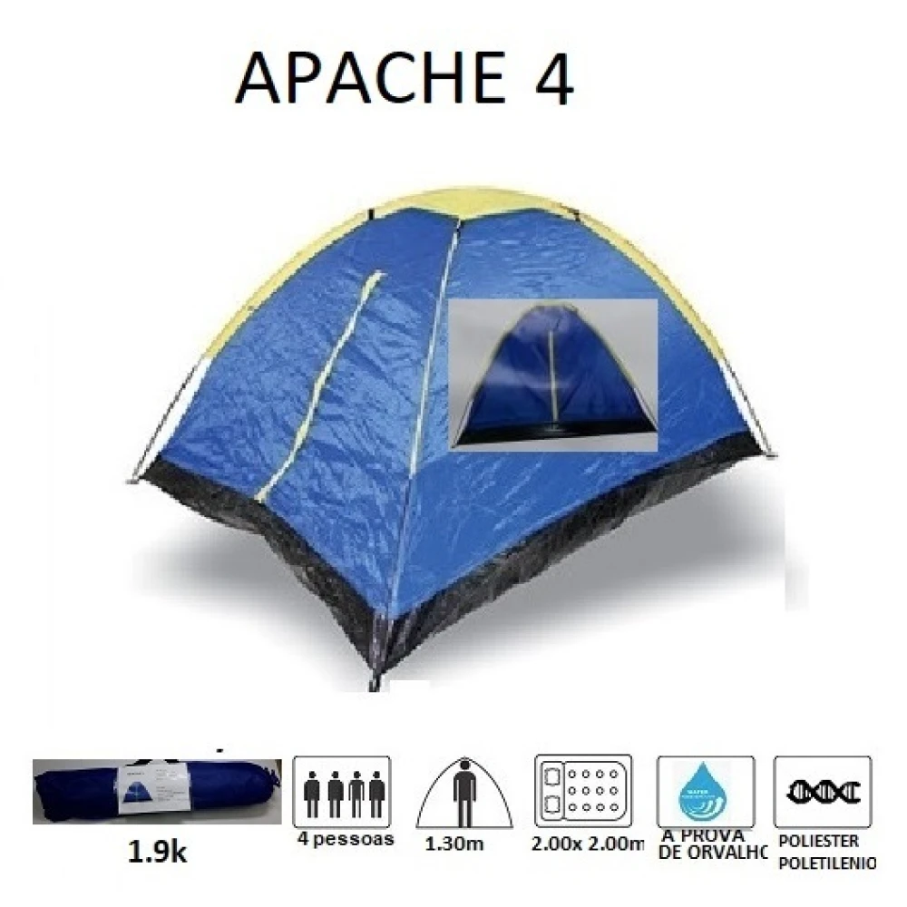 Barraca Apache 4 Pessoas (2,00 x 2,00 x 1,30)