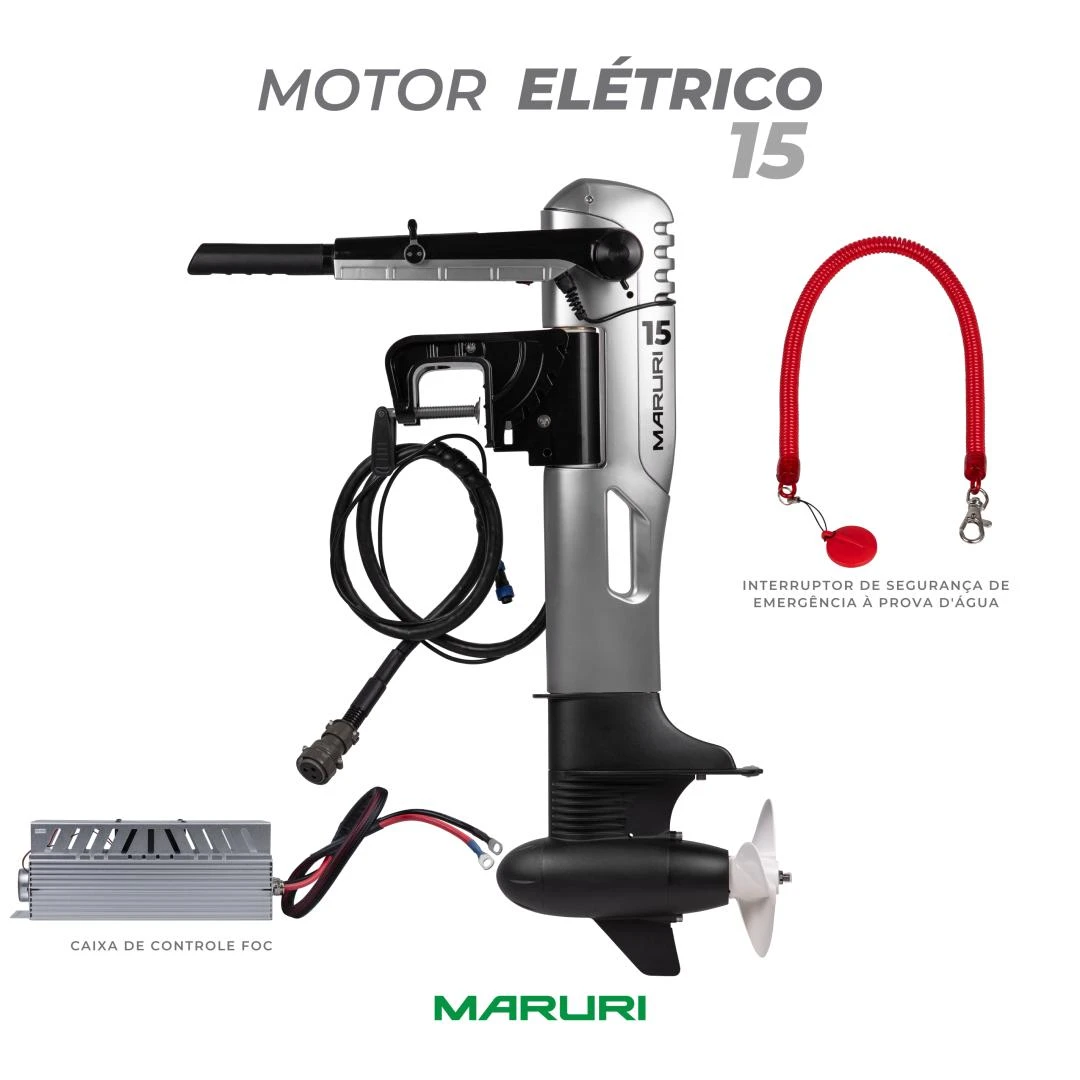 Motor de popa elétrico 15HP 