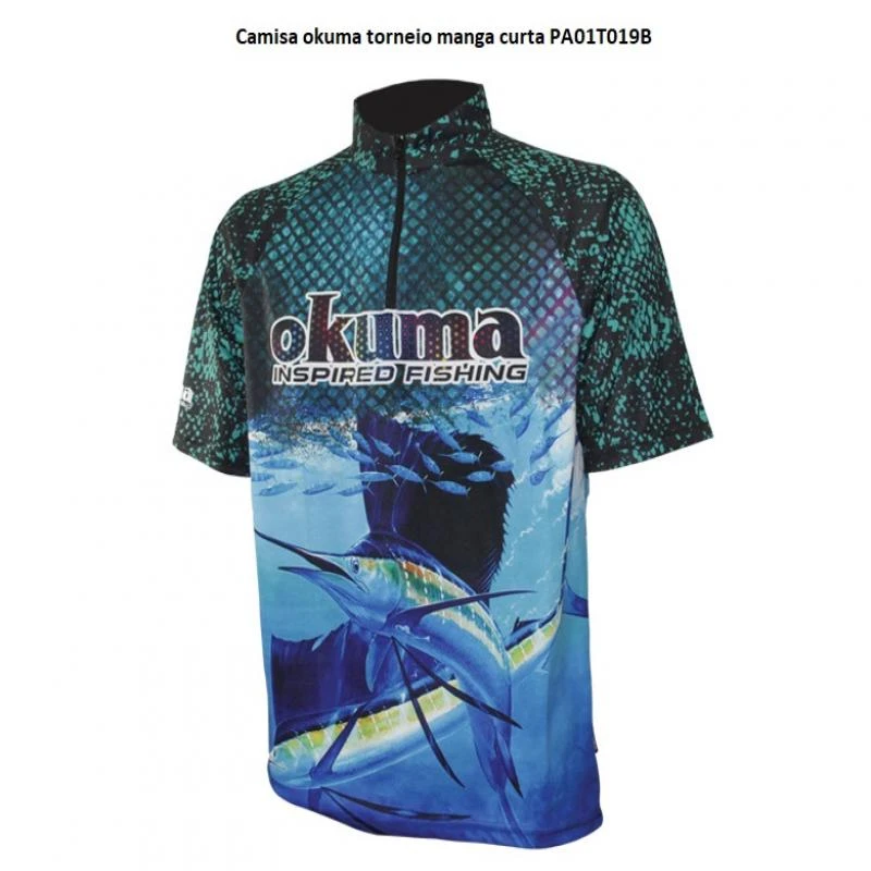 Camisa okuma torneio manga curta PA01T019B