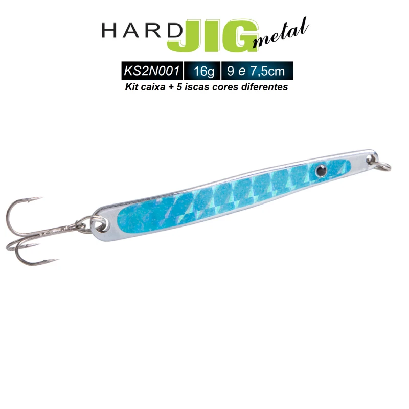 Colher Kit Hard Metal KS2N001 - 16g - 5pç