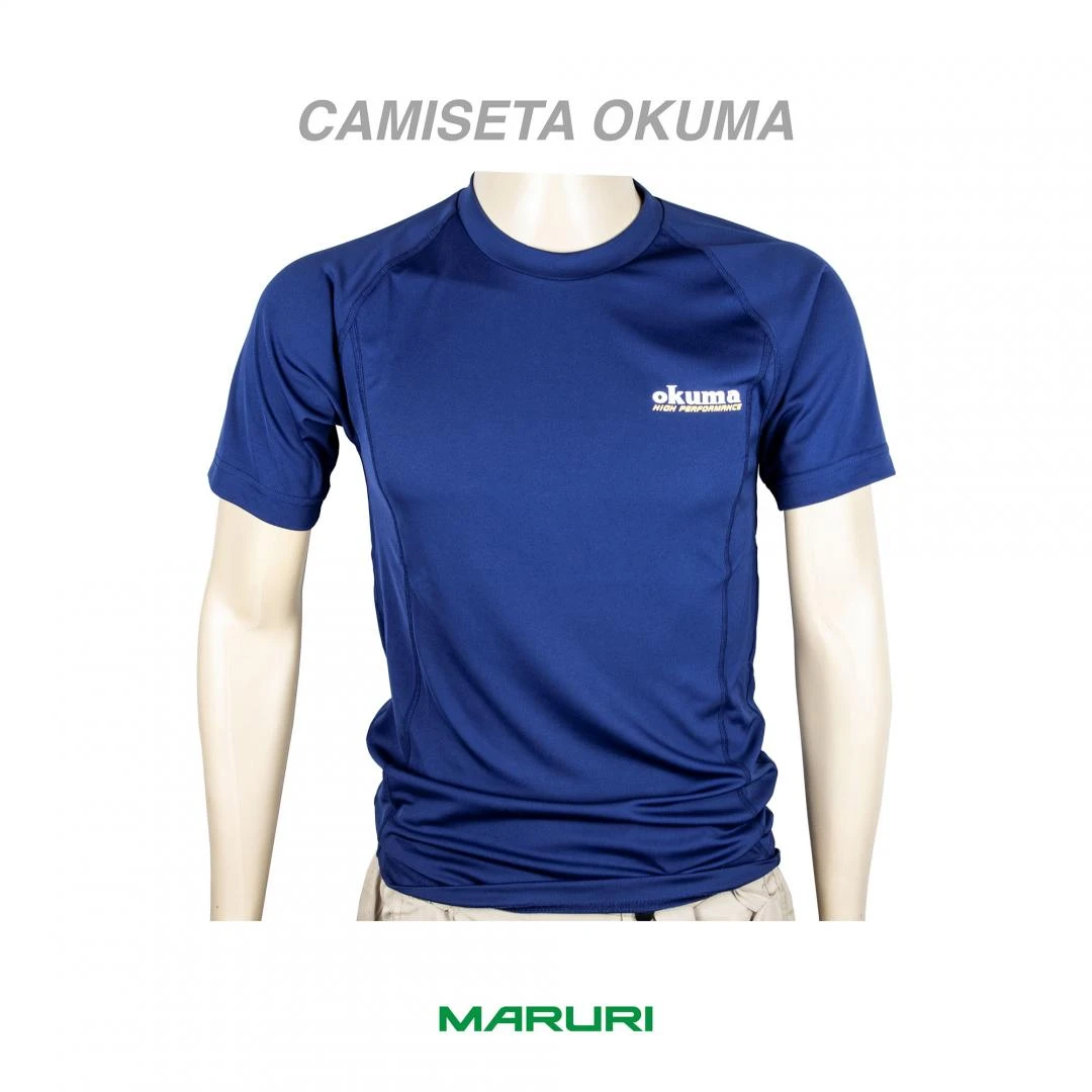 Camiseta Okuma Scafe Fabric XS Azul <<<<< PROMOÇÃO 15,00