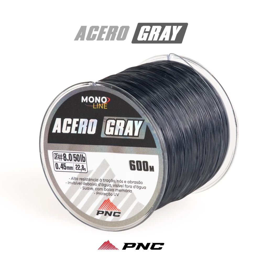 Linha PNC Açero GRAY 600m de 0.15 a 0.60mm