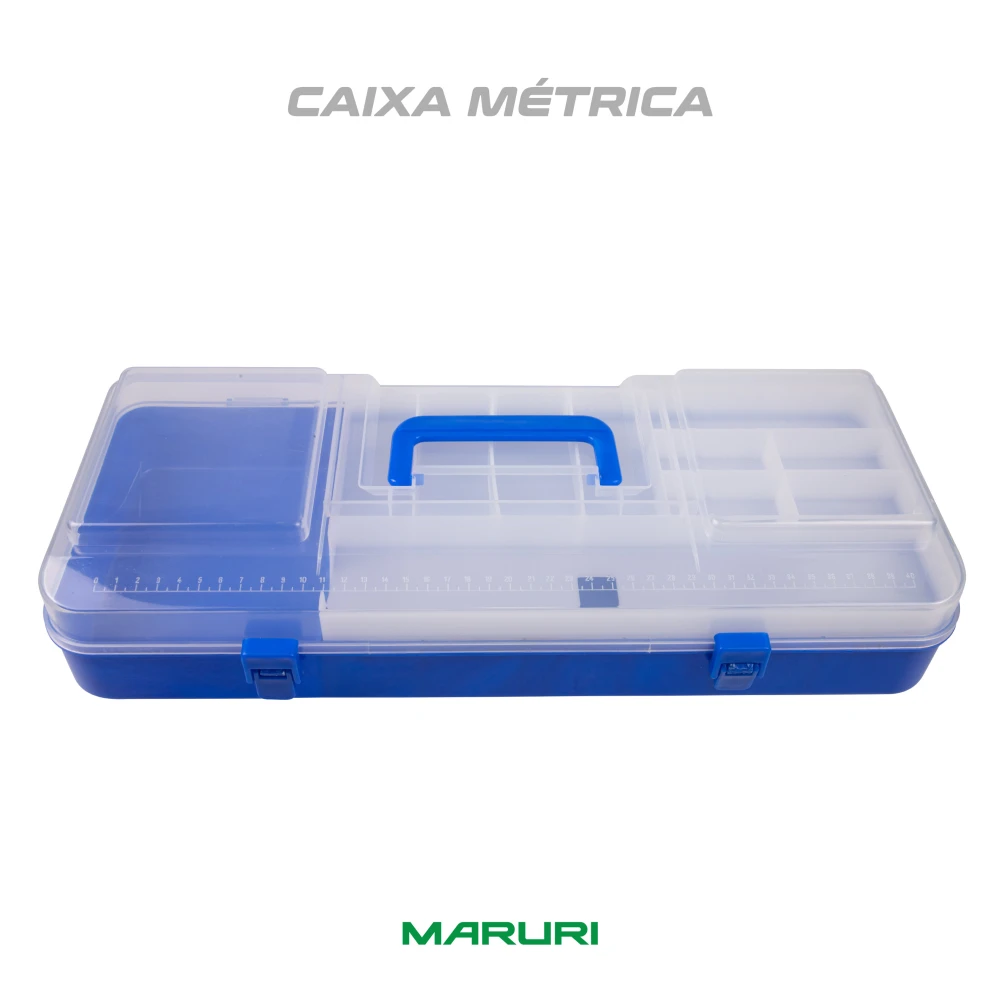 CAIXA METRICA AZUL
