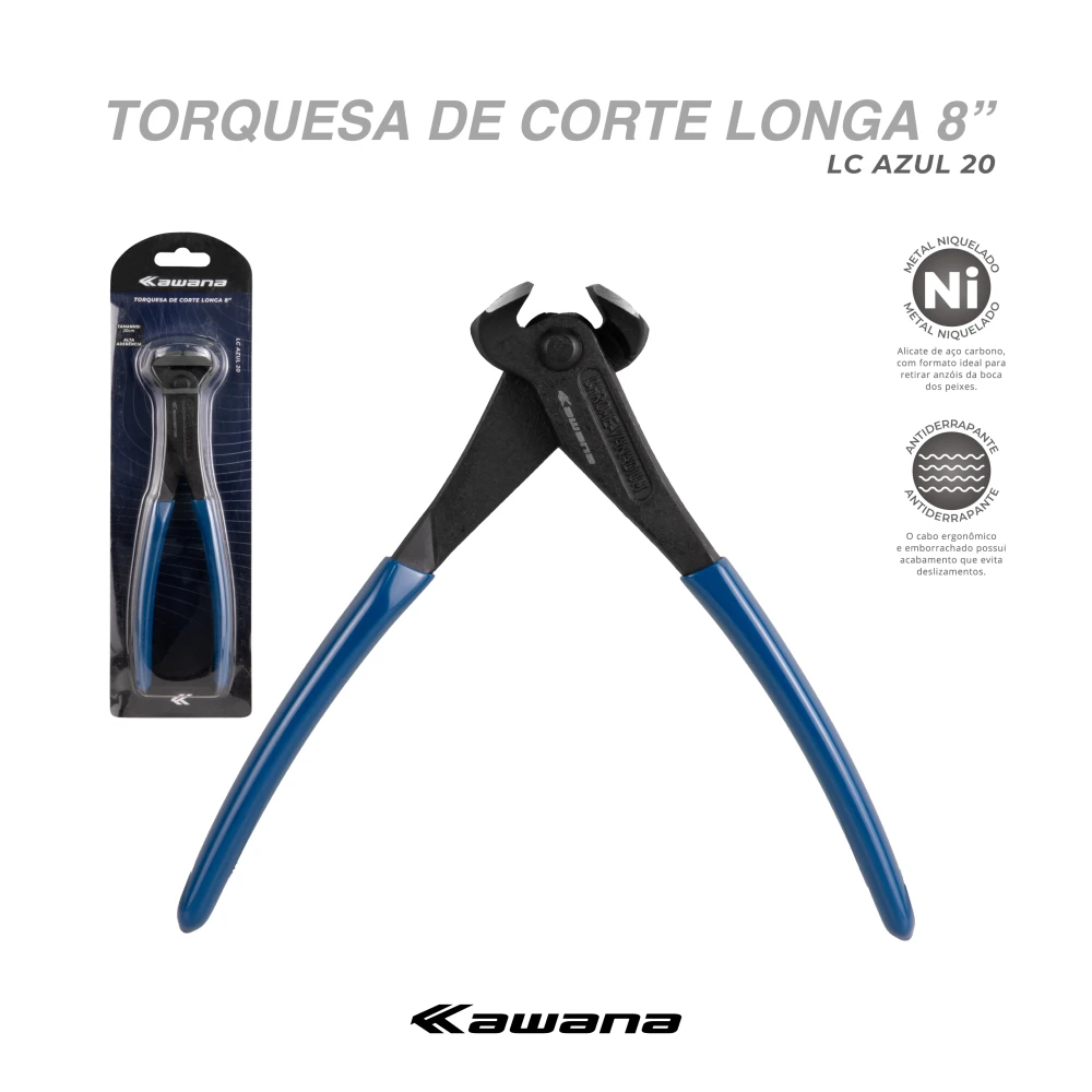 Alicate torquesa de Corte Longo 20cm 8"