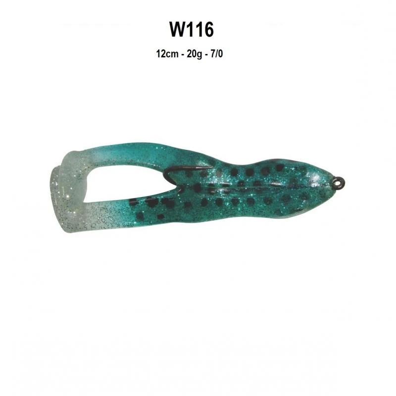 Isca Soft Sapo W116 - 12cm - 20g - 3 pçs