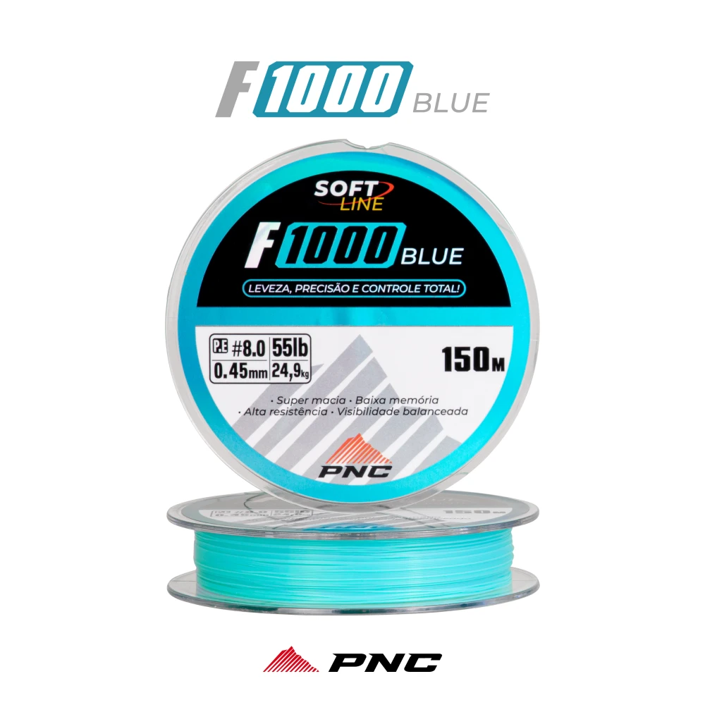 Linha PNC soft F1000 BLUE 300m