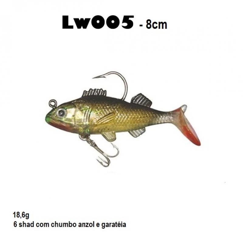 Isca Soft LW005 com 8cm - 18,6g
