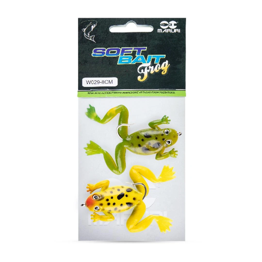 Isca Soft Sapo W029 com 8cm - 2pçs