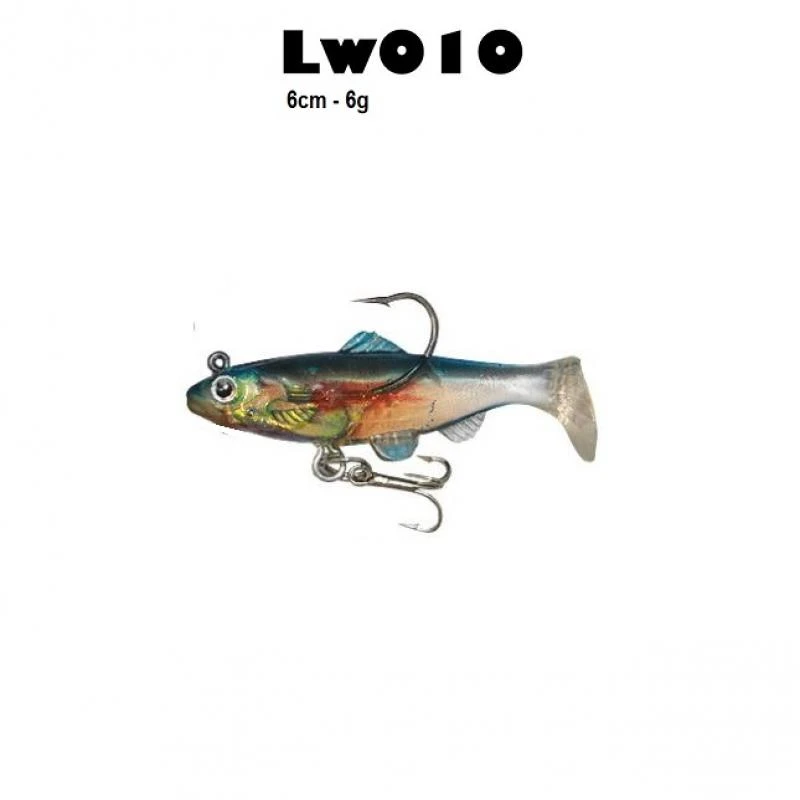 Isca Soft LW010 com 5pçs - 6cm - 6g