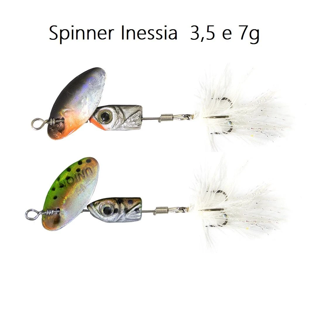 Spinner Inessia  2pçs de 3,5 e 7g  < OFERTA DE 1.85 = 1.00>