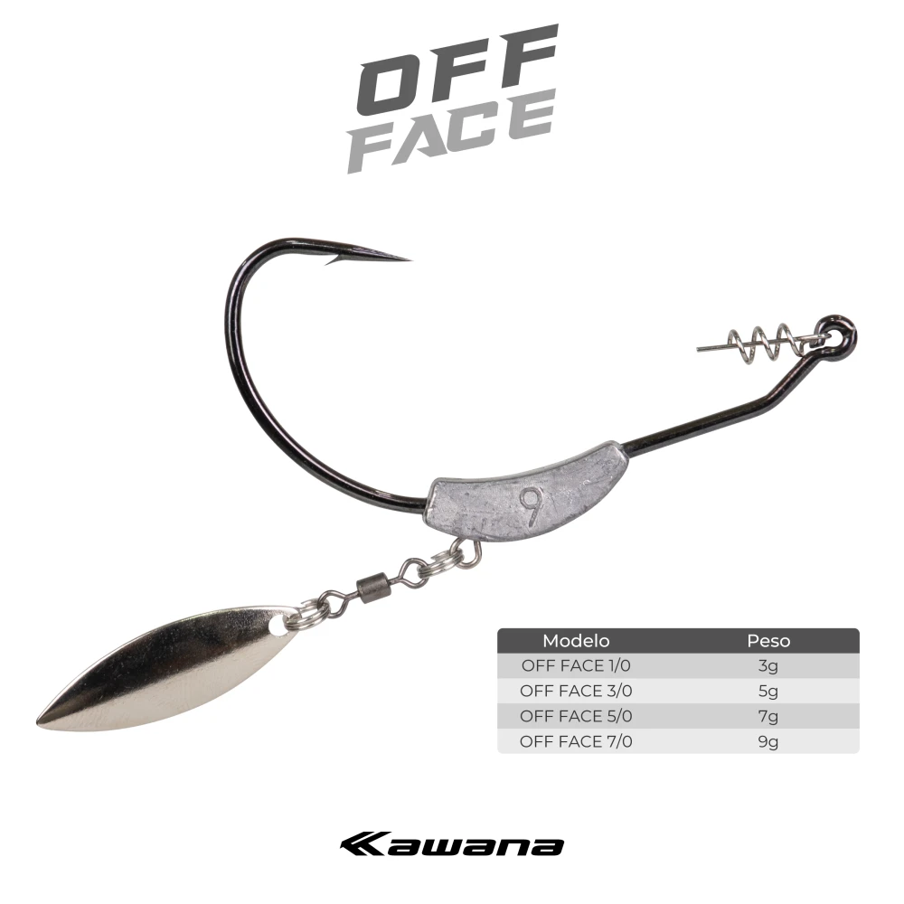 Isca KW Off FACE - 3, 5, 7 e 9g - Varejo U$ 1,59