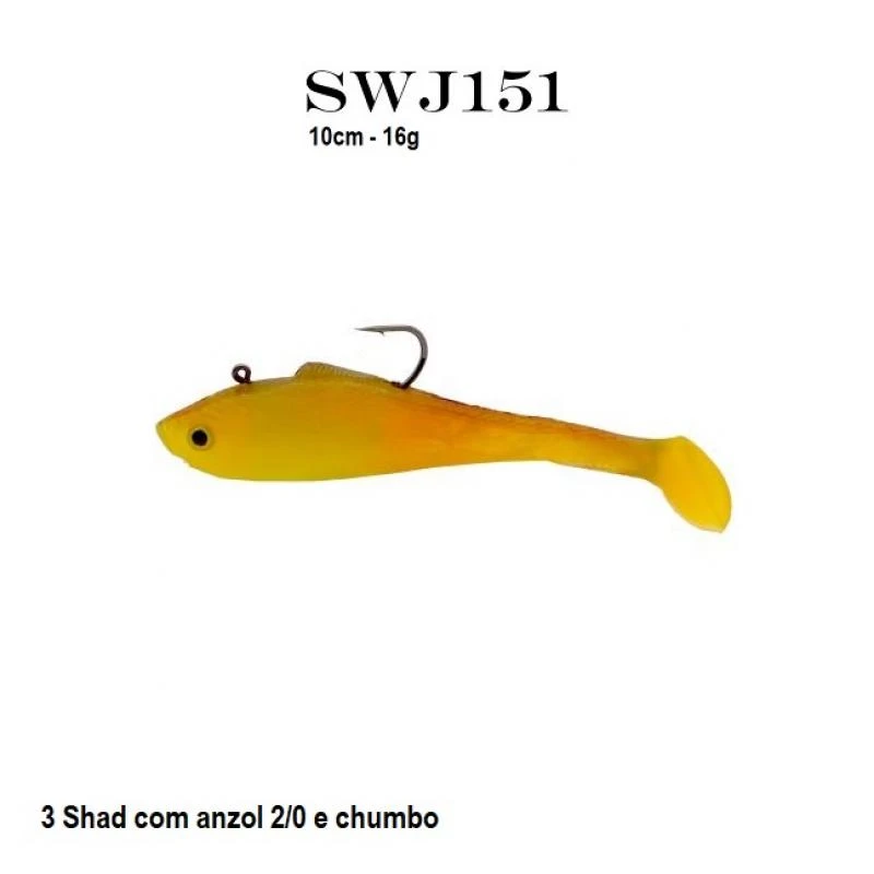 Isca soft SWJ151 com 10cm - 19g  < OFERTA DE 2.06 = 0.70 >