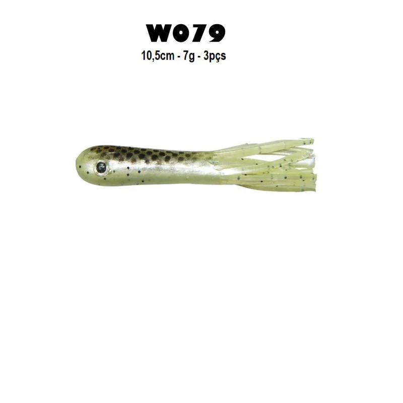 Isca Soft Lula W079 com 10,5cm - 7g - 3pçs