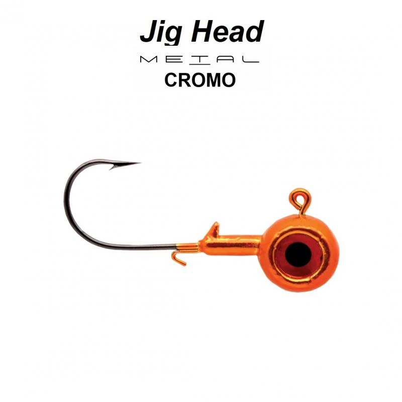 Jig Head METAL Cromado c/ 6pç