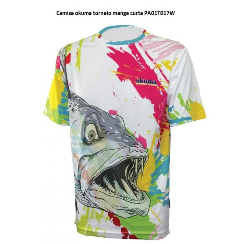 Camisa okuma torneio manga curta PA01T017W