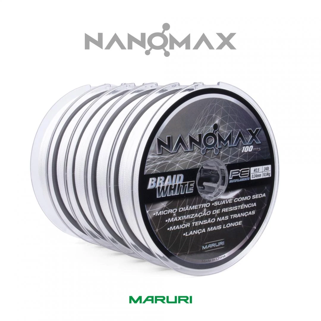 Mult NanoMax PE 100m x 5pçs - BRAID WHITE