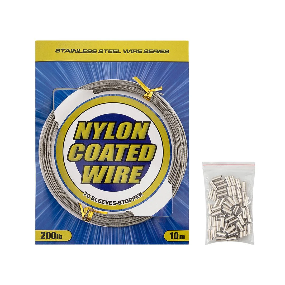 Cabo de aço níquel 10 m 70 luvas