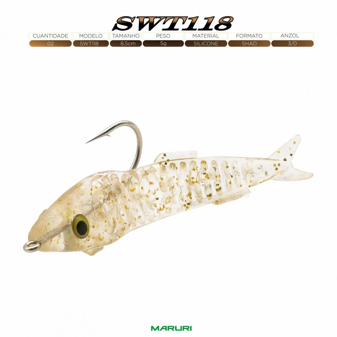 Isca Shad #SWT118H - 8,5cm - 2pç