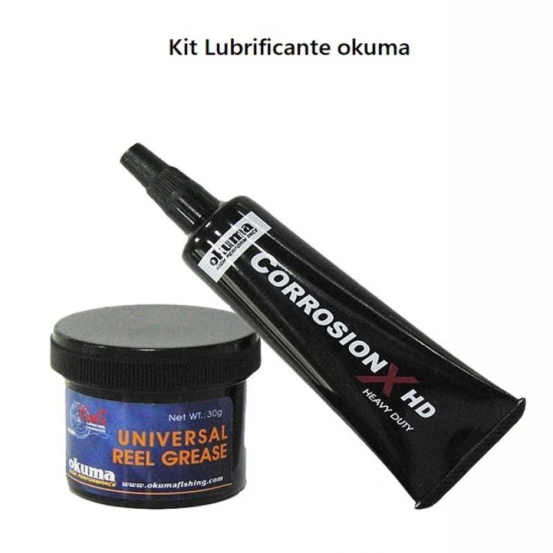 Kit Lubrificante Okuma óleo 10g graxa 30g < promoção 9.60>