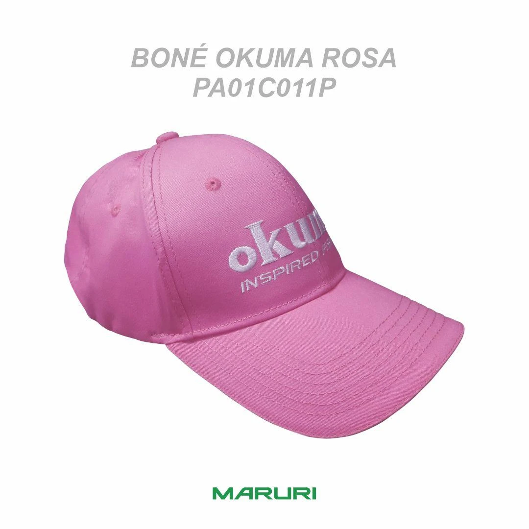 BONÉ OKUMA ROSA PA01C011PO <OFERTA 10,00>