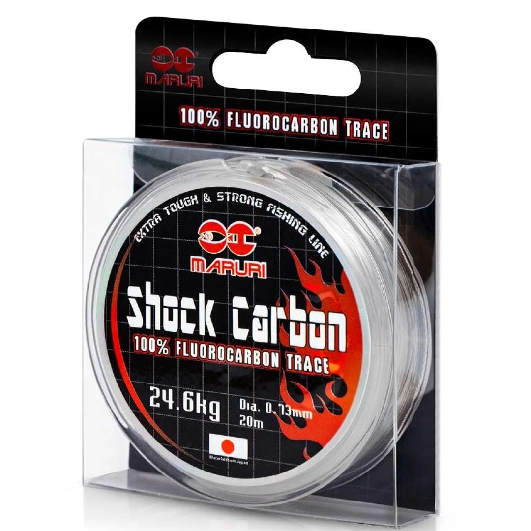 Fluorocarbono 100% SHOCK CARBON 20 m
