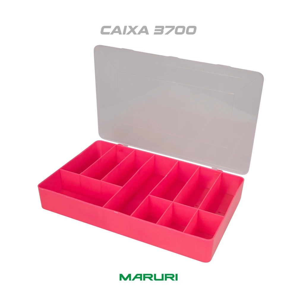 Caixa 3700 ROSA - 30 x 18cm -11 div